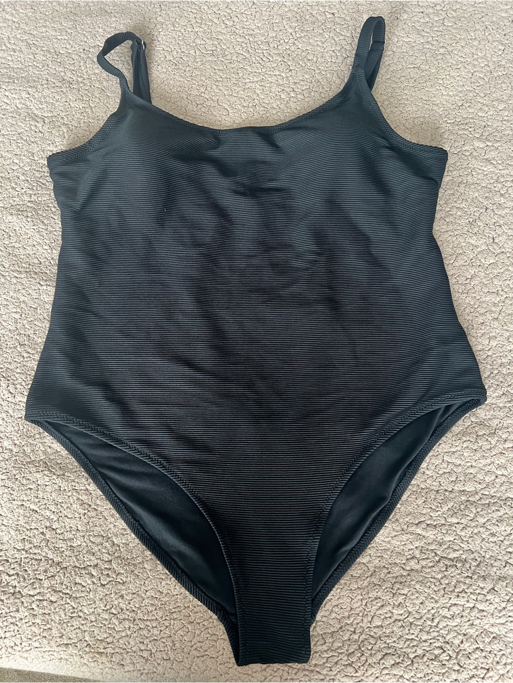 Old Navy ribbed black one piece swimsuit XXL